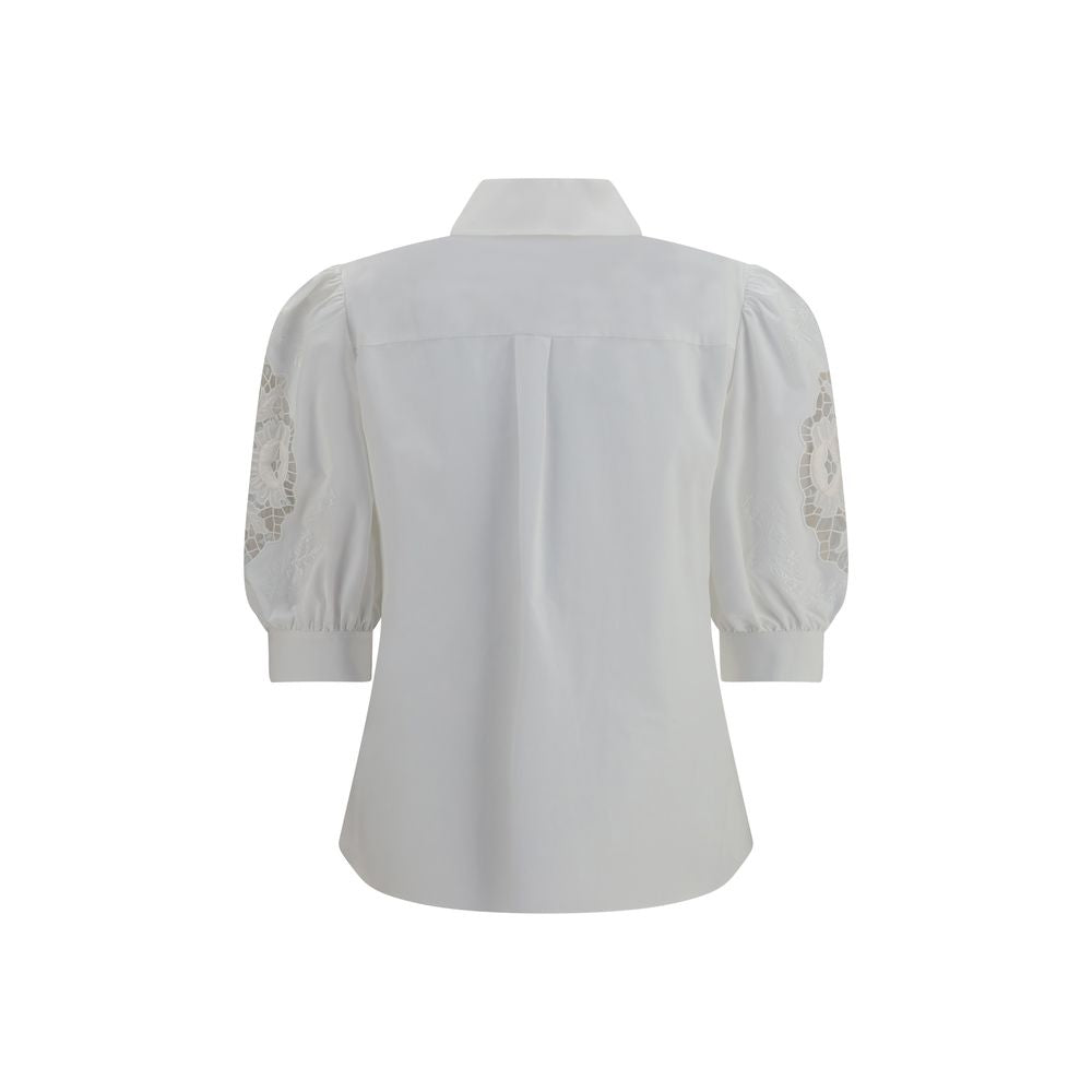 Valentino Garavani White Cotton Blouse