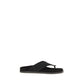 Dolce & Gabbana Black Polyester Flip-Flop Sandals