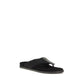 Dolce & Gabbana Black Polyester Flip-Flop Sandals