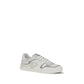 Dolce & Gabbana White Calf Leather Bos Taurus Low Top Sneakers