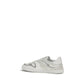 Dolce & Gabbana White Calf Leather Bos Taurus Low Top Sneakers