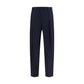 Dolce & Gabbana Blue Wool Oves Aries Dress Pants