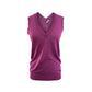Malo Purple Linen Women Tank