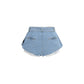 Magda Butrym Blue Cotton Bermuda Shorts