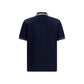 Ferragamo Blue Cotton Polo Shirt