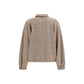 Fabiana Filippi Beige Wool Oves Aries Bomber