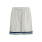 Casablanca White Silk Bermuda Shorts