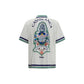 Casablanca White Silk Shortsleeve Shirt