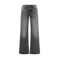 R13 Gray Cotton Straight-Leg Jeans