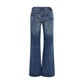 R13 Blue Cotton Straight-Leg Jeans
