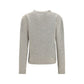 MM6 Gray Wool Oves Aries Sweatshirt
