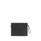 Ferragamo Black Calf Leather Bos Taurus Handbag