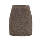 Fabiana Filippi Brown Polyamide Mini Skirt