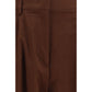 Fabiana Filippi Brown Cotton Casual Pants