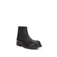 MM6 Black Calf Leather Bos Taurus Chelsea Boots