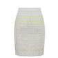 Malo Grey Silk Women Skirt