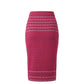 Malo Purple Silk Women Skirt