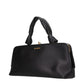 Jil Sander Black Raffia Handbag