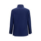 Brunello Cucinelli Blue Cashmere Full-Length Jacket