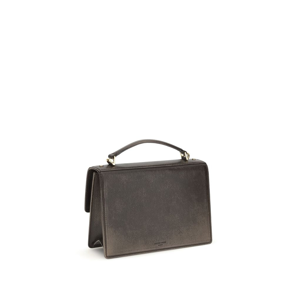 Golden Goose Brown Calf Leather Bos Taurus Handbag