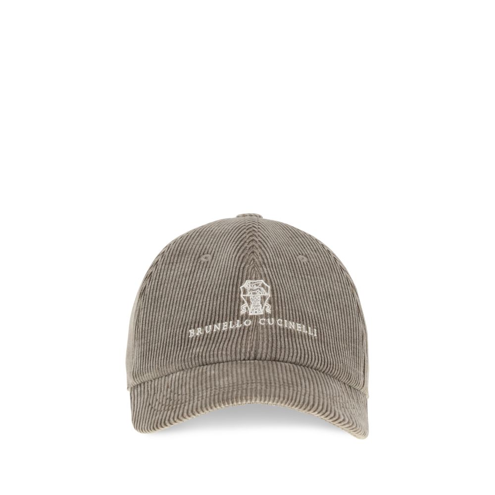 Brunello Cucinelli Beige Cotton Cap (Baseball Hat)