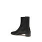 Maison Margiela Black Calf Leather Bos Taurus Ankle Boots