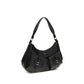 Coccinelle Black Calf Leather Bos Taurus Shoulder Bag