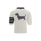 Thom Browne White Cotton T-Shirt
