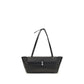 Savette Black Calf Leather Bos Taurus Shoulder Bag