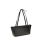 Savette Black Calf Leather Bos Taurus Shoulder Bag