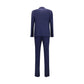 Lardini Blue Wool Oves Aries Two-Piece Suit