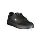 Tommy Hilfiger Black Polyurethane Men's Sneaker