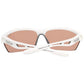 Bolle White Resin Sunglasses
