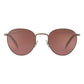 Serengeti Brown Metal Sunglasses