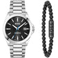 Hugo Boss Gray Stainless Steel Dress Watch