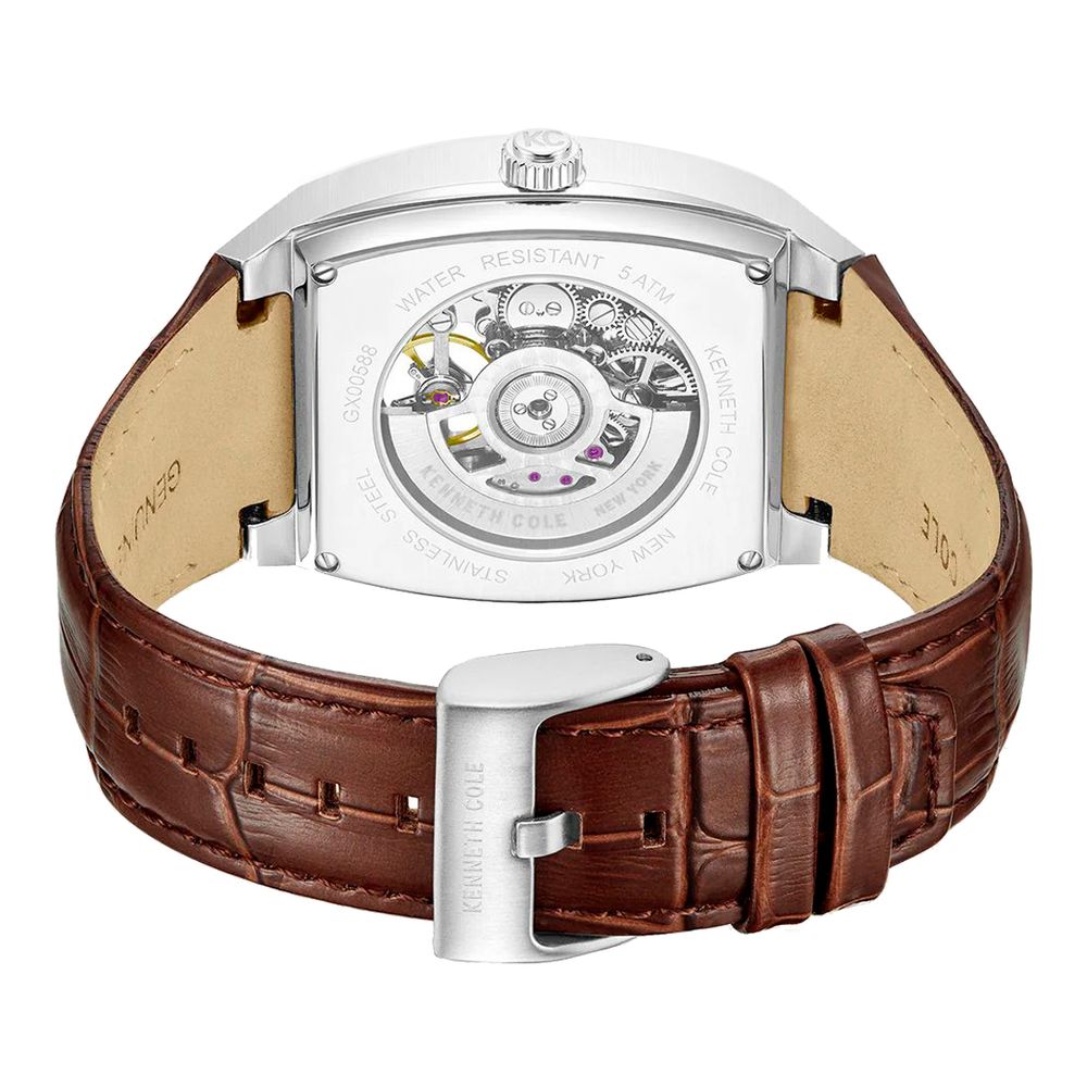 Kenneth Cole Brown Leather Dress Watch