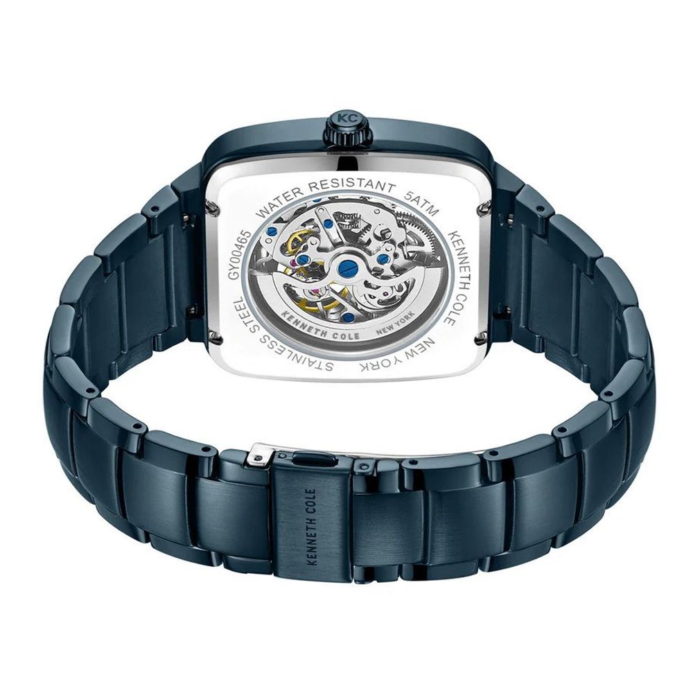 Kenneth Cole Blue Stainless Steel Bracelet Watch