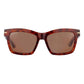 Serengeti Brown Resin Sunglasses