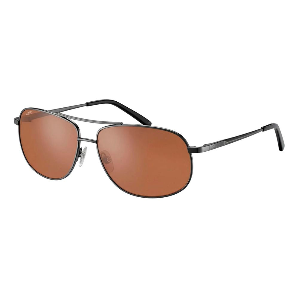 Serengeti Gray Metal Sunglasses
