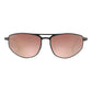 Serengeti Black Metal Sunglasses
