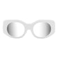 Spy White Resin Sunglasses