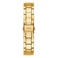 Guess Gold Stainless Steel Dress Watch