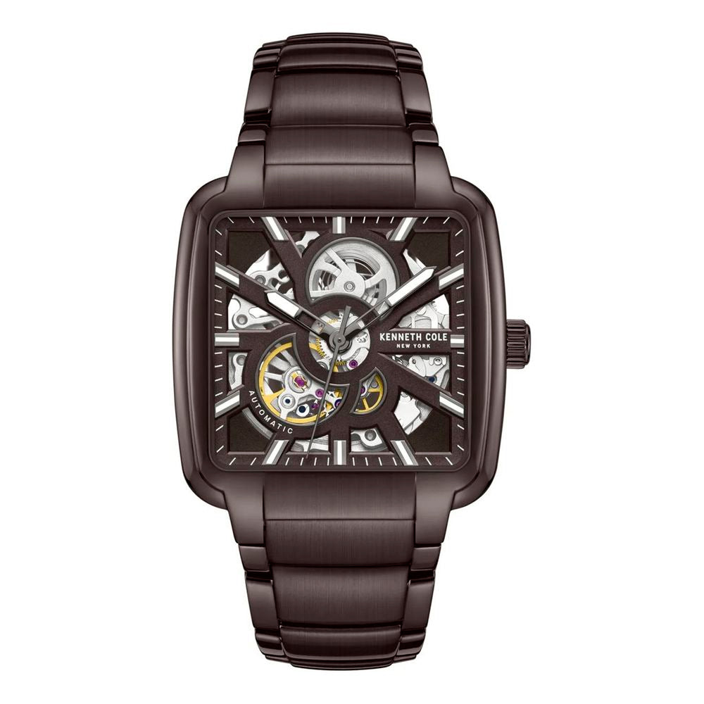 Kenneth Cole Brown Stainless Steel Dress Watch