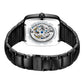 Kenneth Cole Black Stainless Steel Dress Watch