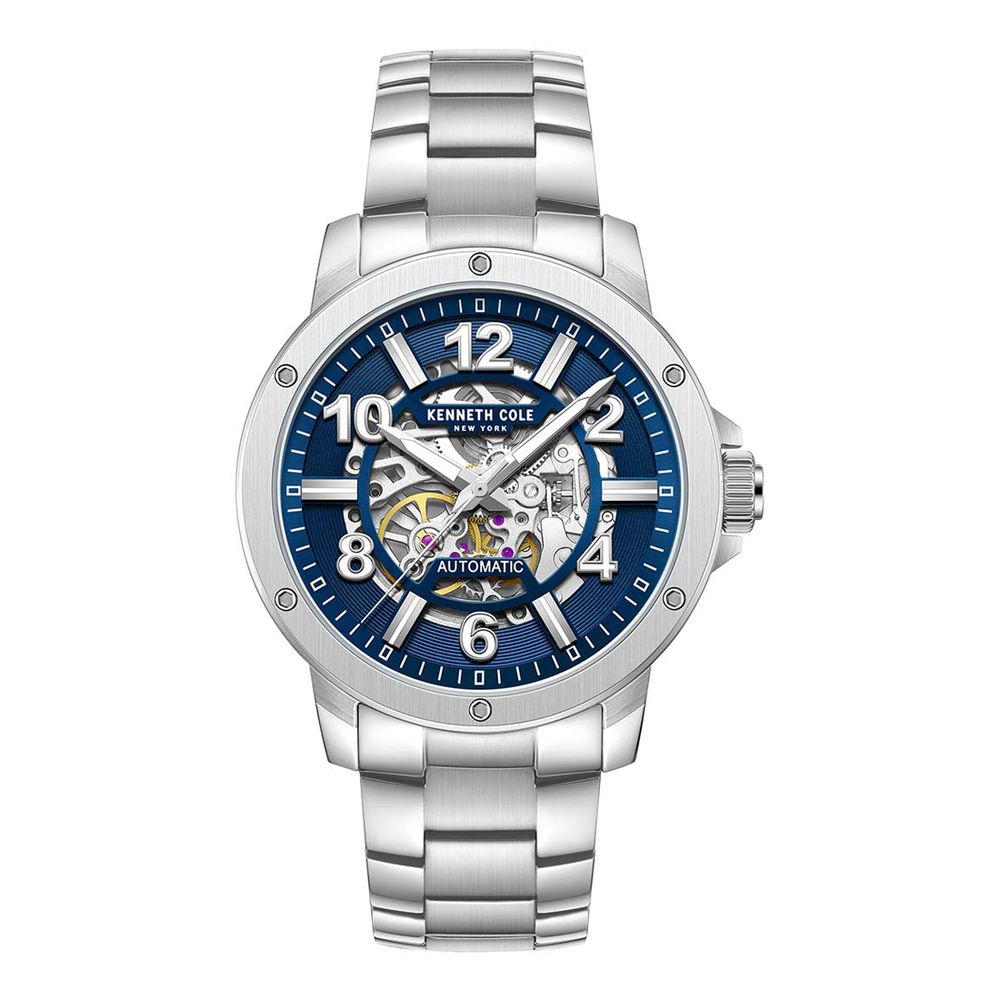Kenneth Cole Gray Stainless Steel Dress Watch