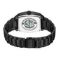 Kenneth Cole Black Stainless Steel Dress Watch
