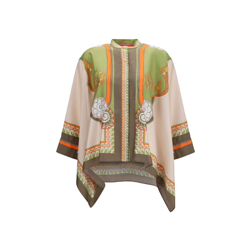 La Double J Multicolor Silk Shirt