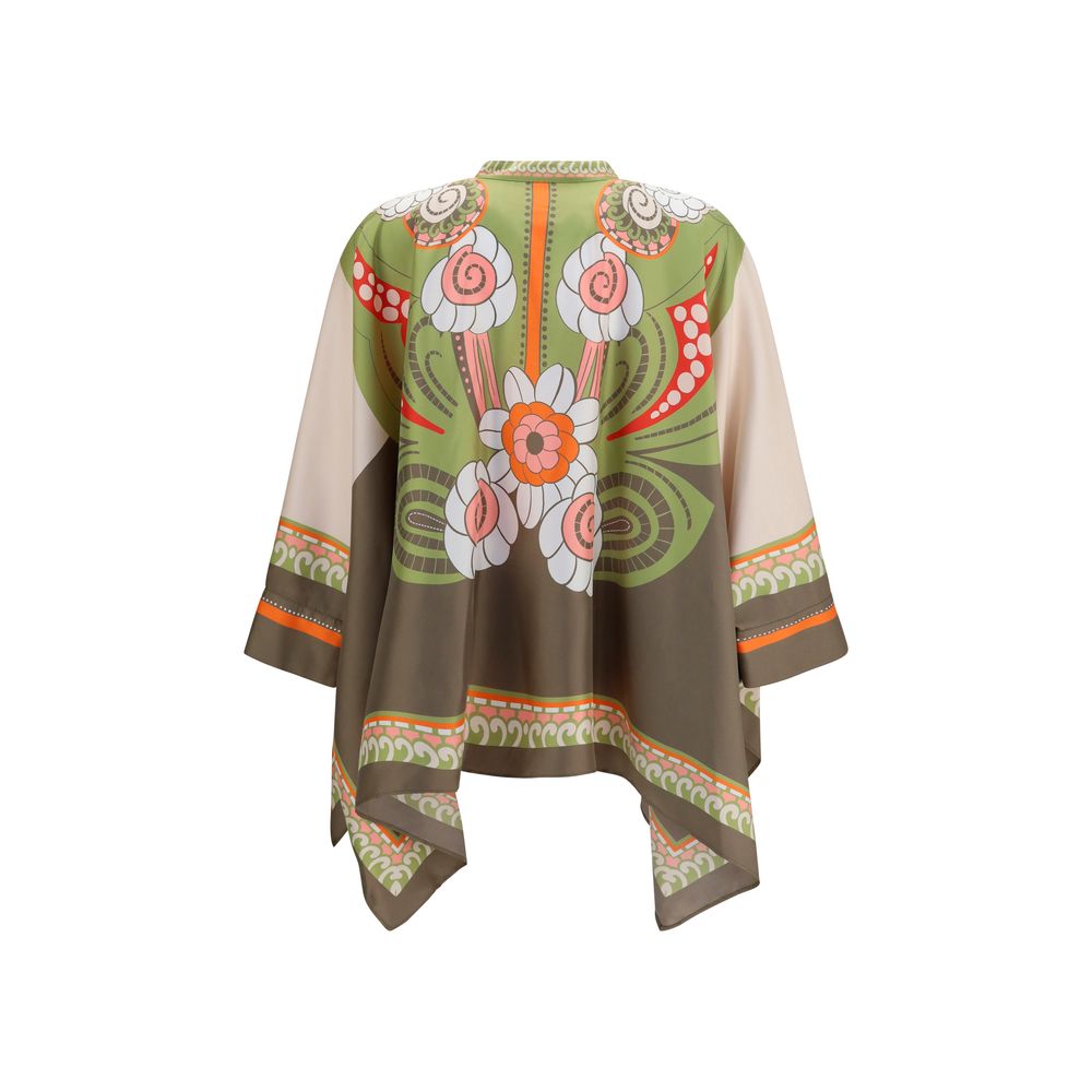 La Double J Multicolor Silk Shirt
