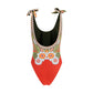 La Double J Multicolor Polyamide One-Piece Swimsuit