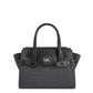 Michael Kors Black Pvc Satchel Bag